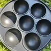7 Hole Cooking Cake Pan Cast Iron Omelette Pan Non-Stick Cooking Pot Breakfast Egg Cooker Cake Mold Kitchen Cookware Kitchenware 5