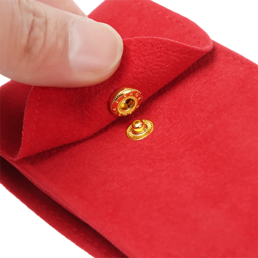 Travel Jewelry Organizer | 1PC Portable Flannelette Watch Box Case – Dust-Proof Storage... - SKU PFWB1004 - UGI Packaging