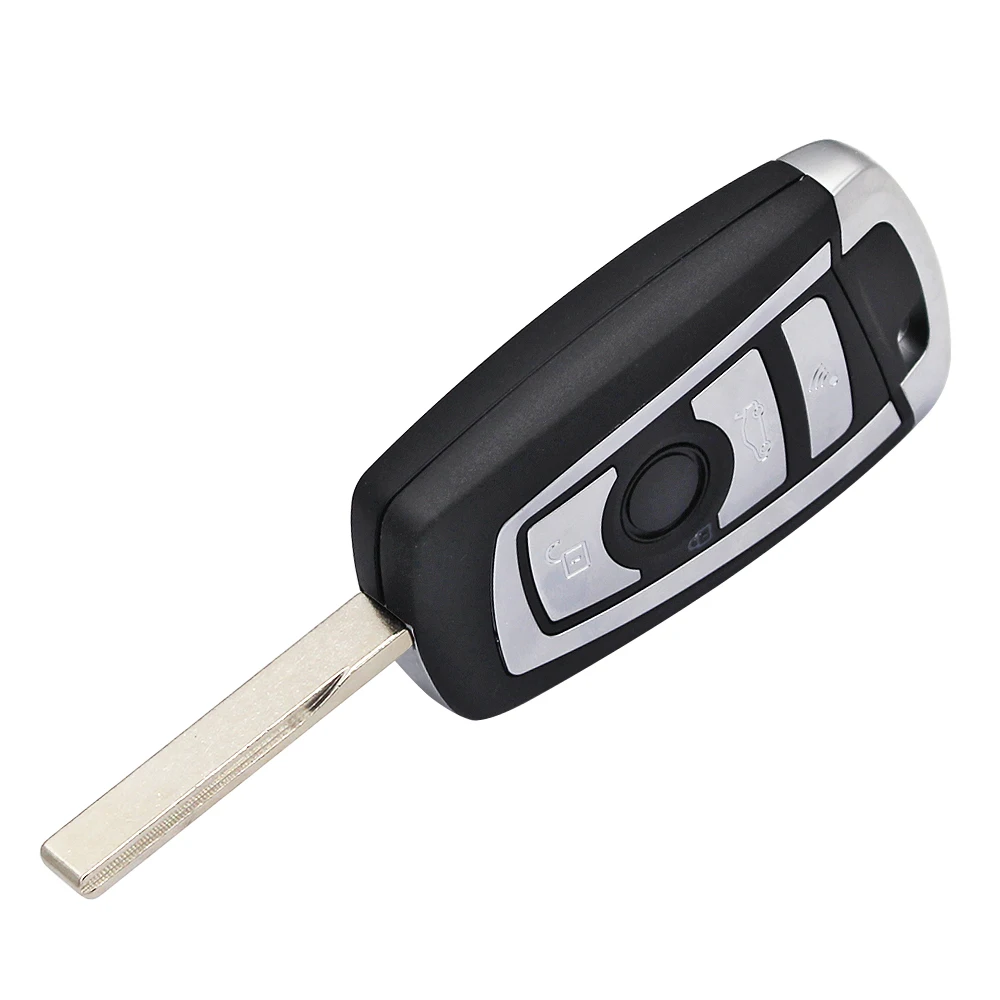 Car Remote Key Flip 3 Button 315MHZ 433MHZ Remote Key Fob ID44/ PCF7935 Chip for BMW EWS 325 330 318 525 530 540 E38 E39 E46 M5 X3 X5 HU92/HU58