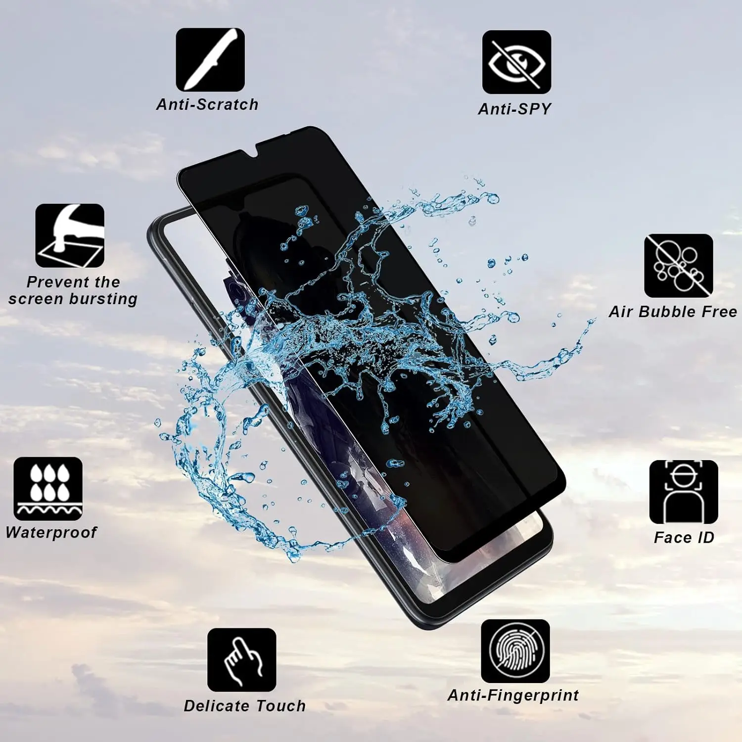 Ultra Privacy Anti-Spy Tempered Glass Screen Protector