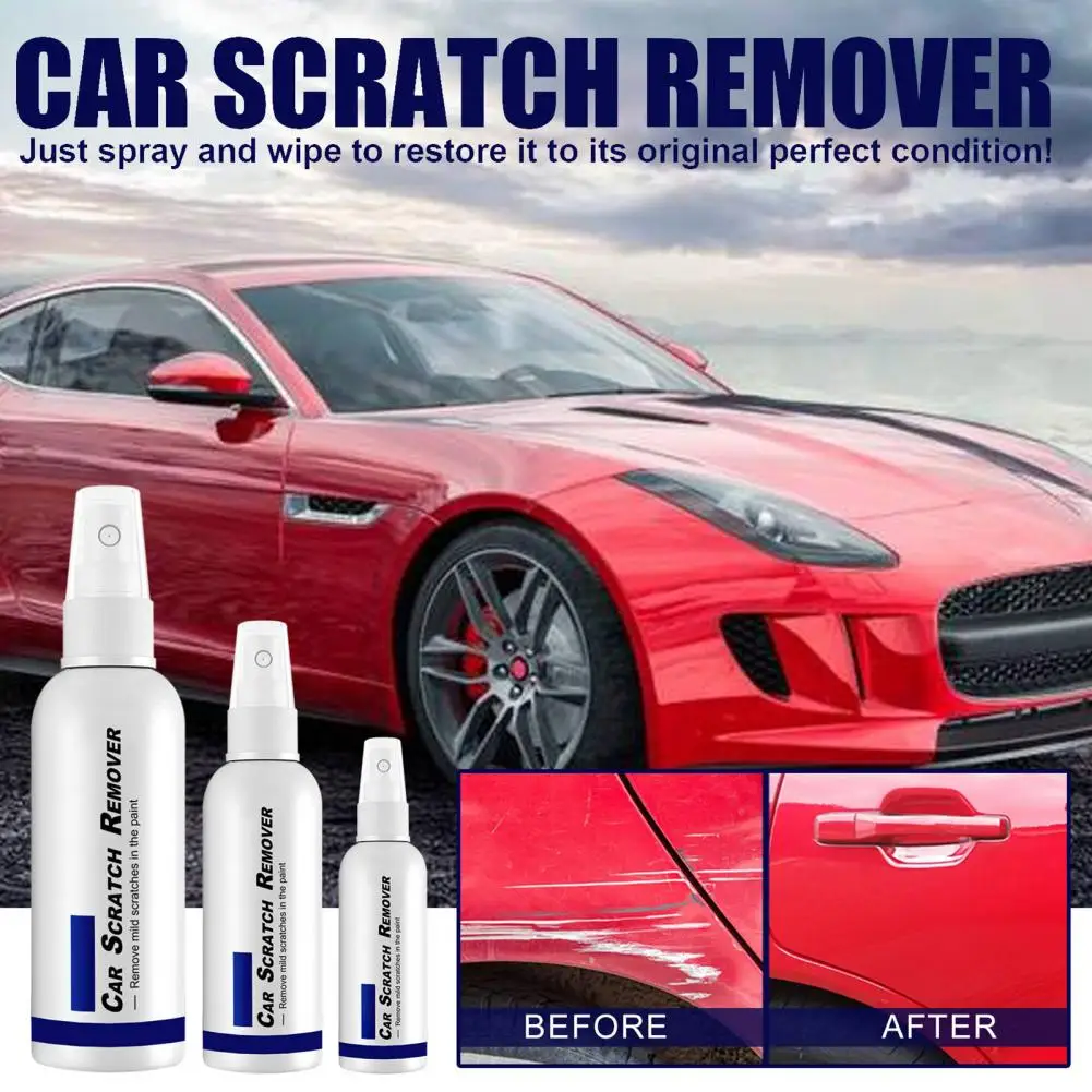 Car Scratch Repair Spray Friendly Fast Acting Easy-to-Use Hydrophobic Coating Scratch Remover Repair Agent