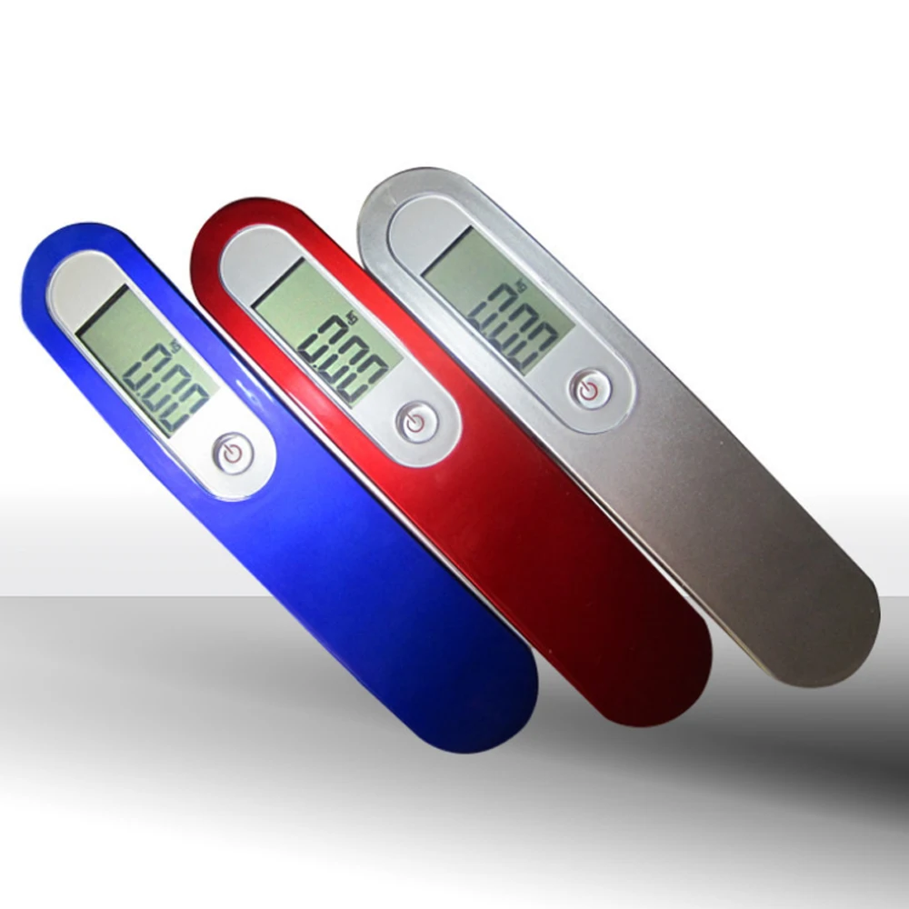 Electronic Handheld Digital Luggage Scale 50kg Travel Luggage Scale With Backlight Function