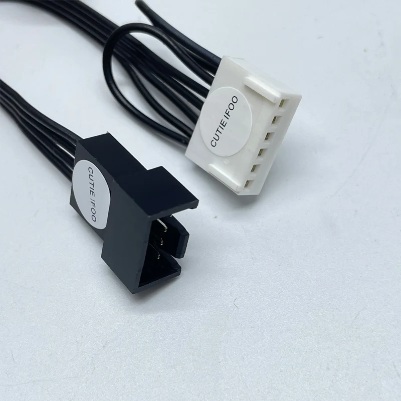 컴퓨터 마더보드 6p-PWM 4핀 냉각 팬 연장 전원 케이블(HP Z440 Z640 서버용)
