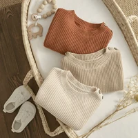 ma&baby 0-3Y Newborn Infant Toddler Baby Boy Girl Sweaters Knit Button Long Sleeve Soft Tops Pullover Fall Winter Clothing 5