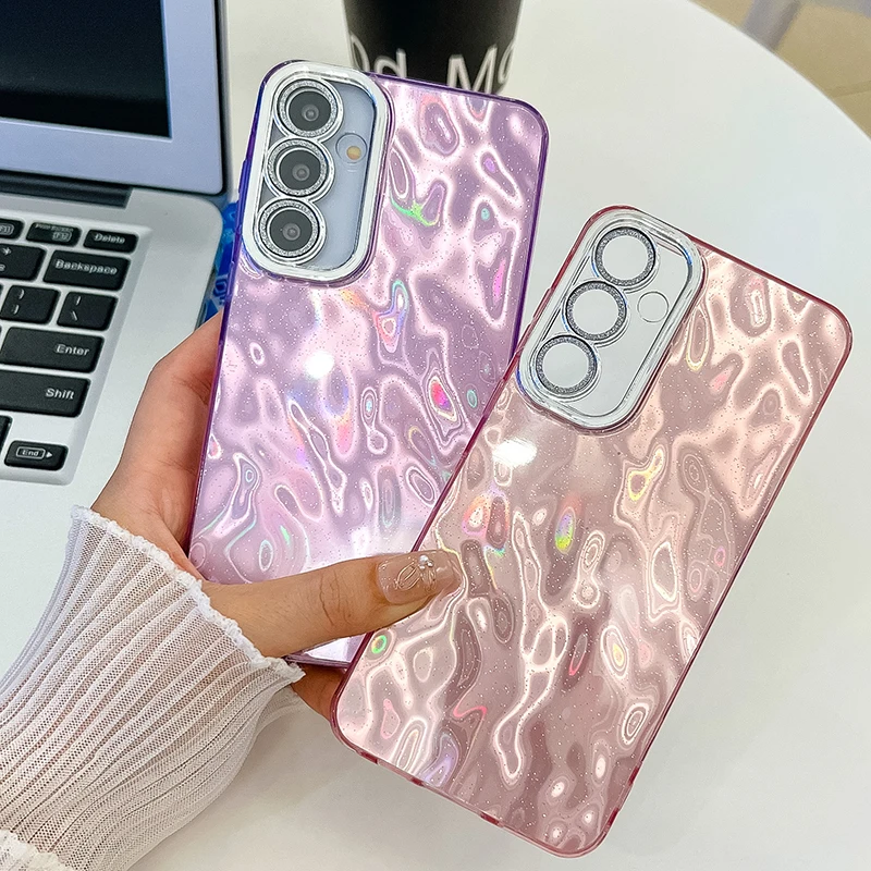 Luxury Shiny Electroplated Glitter Phone Case with Full Camera Protection