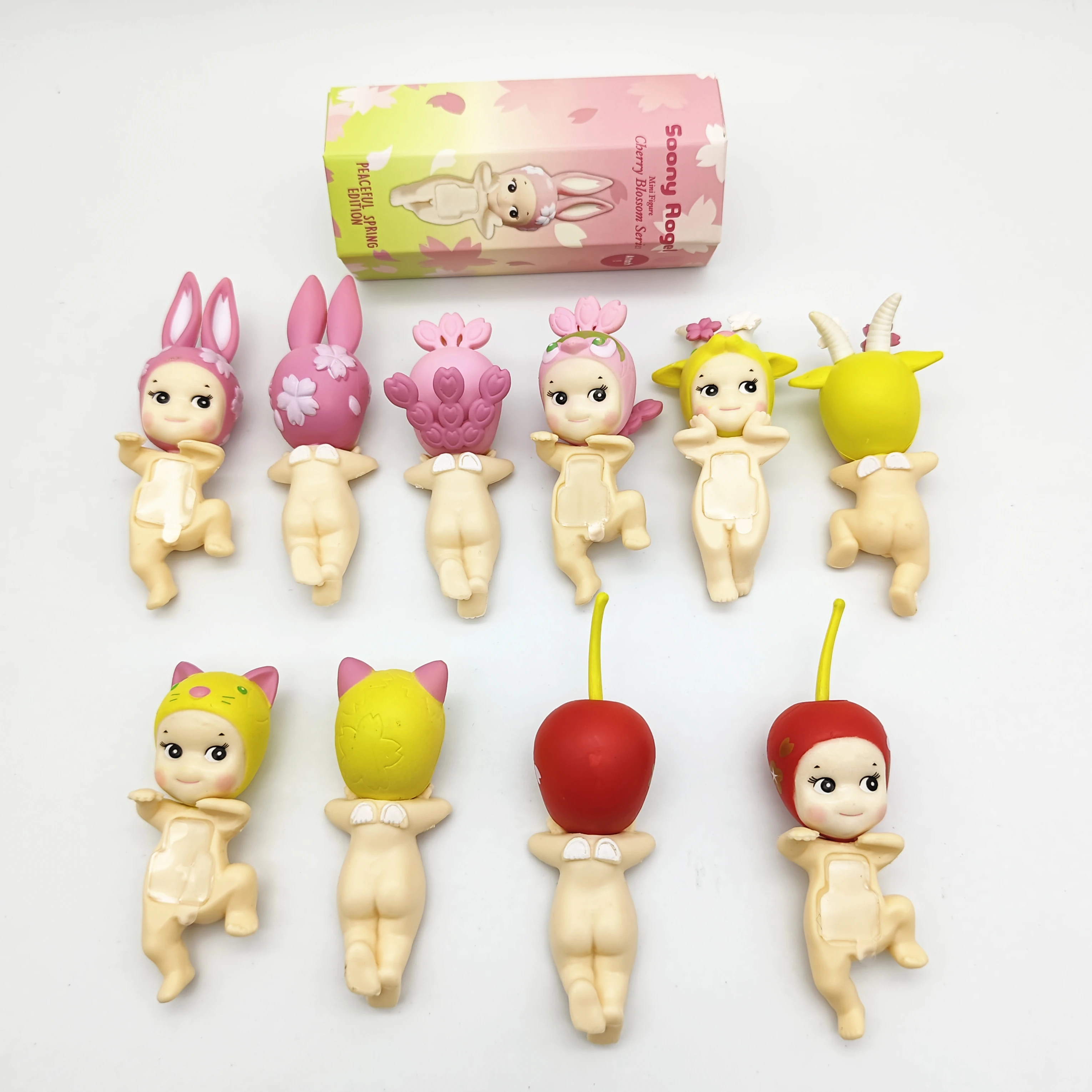 Sonny Angel HIPPERS ミニフィギュア 7個セット SONNY ANGEL Hippers Harvest Series Cherry Mini Figure Opened