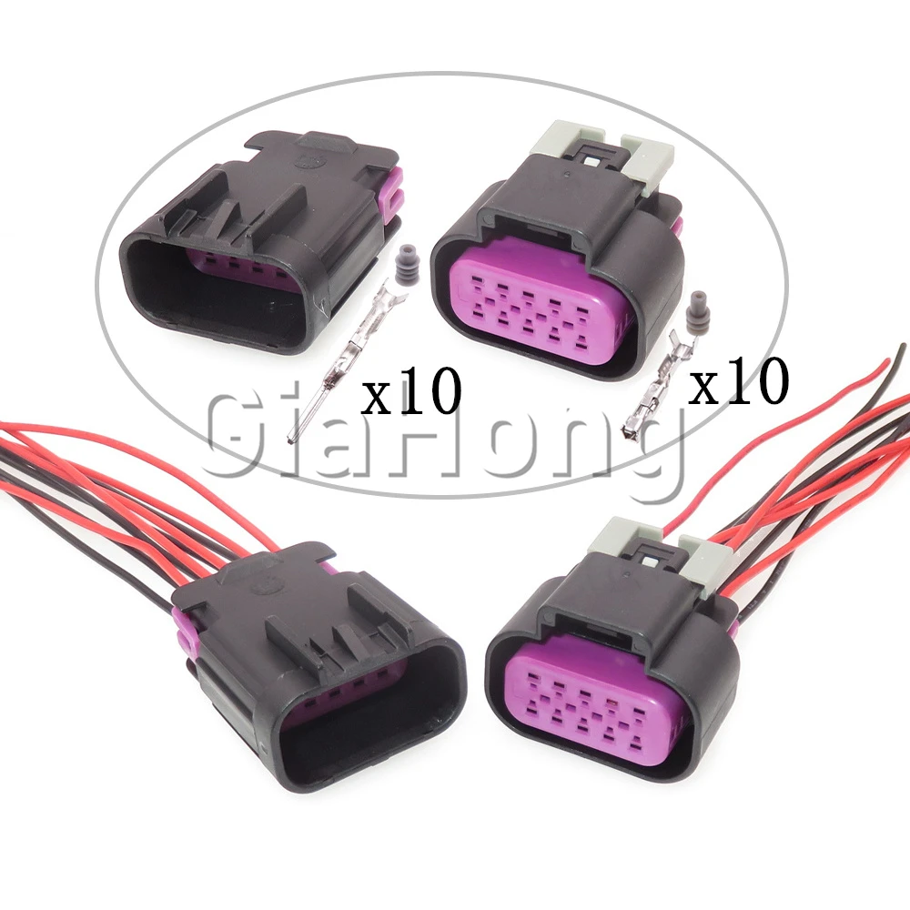 

1 Set 10 Ways 15326842 Auto Headlight Plug 15326843 Starter Auto Wiring Socket 15326846 15326847