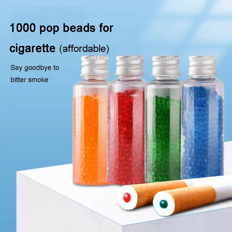Cigarette Accessories 1000/2000PCS DIY Mixed Mint Menthol Cigarette Burst Bead Fruit tastes Smoke Explosion Pops Brush Ball For Smoking Gifts for Men