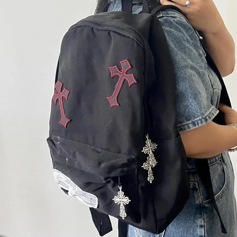 【GRAVER】23SS★ Black Logo Embroidery One Pocket Backpack One-pocket backpack - GRAVER | 60% - Asian Fashion Online Store