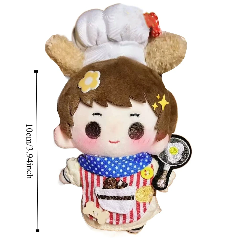 Clothes Chef Hat 10cm Cotton Clothes Dress Up Lovely Clothes Outfit Creative Funny Clothes Set 10cm Cotton