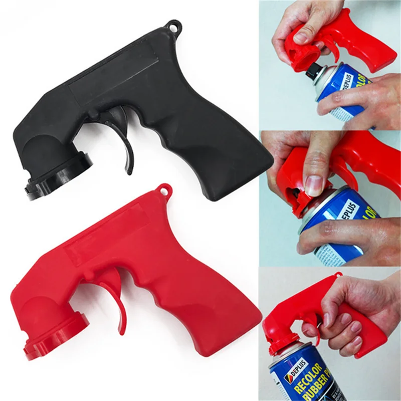 

Spray Adaptor Paint Care Aerosol Spray Gun Handle with Full Grip Trigger Locking Collar Car Maintenance Painting Paint Tool 2023