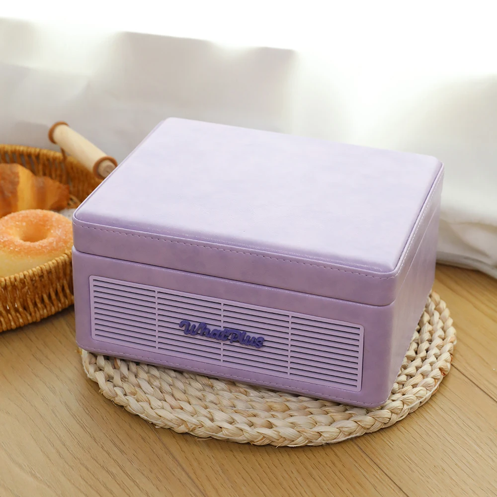 Portable CD Player Wooden CD Player Wall Mounted CD Player WhatPlus C300 Retro CD Player with High Resolution Sound Quality