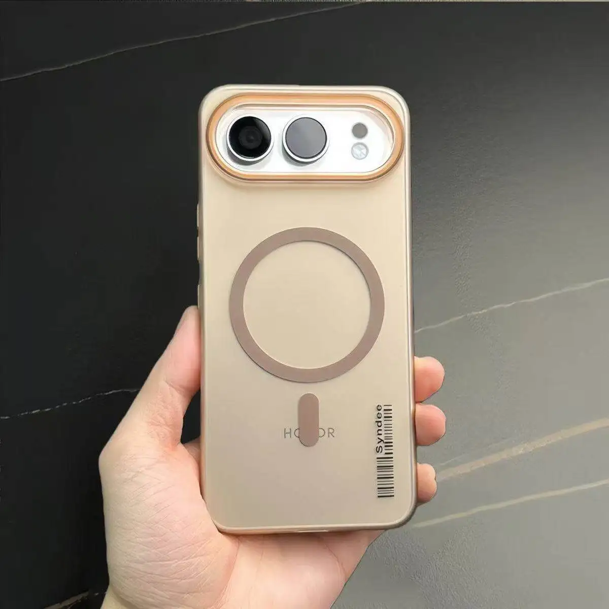Sleek Transparent Frosted Ultra-Thin Magnetic Anti-Drop Phone Case