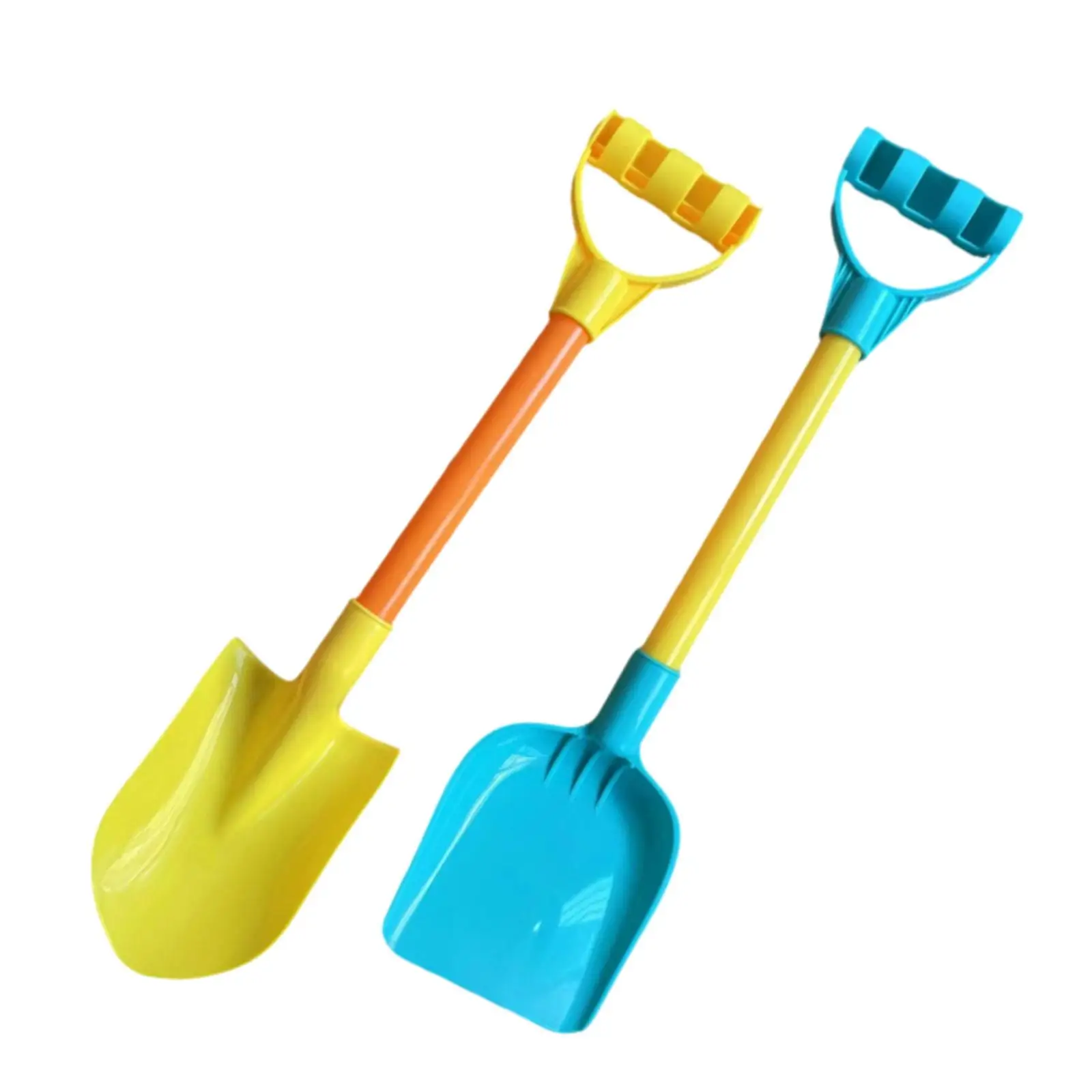 2x Beach Spades Travel Sandbox Toy Kids Garden Tool Shovels Toys for Kids Girls Boys Toddlers Digging Sand Snow Birthday Gifts