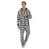 Men Warm Coral Fleece Onesie Fluffy Sleepwear Lounge Homewear One Piece Pyjamas Male Jumpsuits Hooded Onesies For Men 5