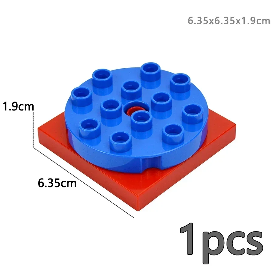 Large Building Blocks Playground Set with Slide, Swing, and Seesaw - Educational Toy