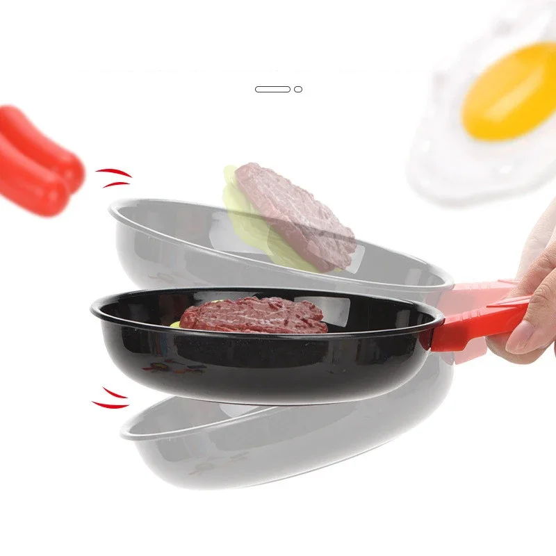 8PCS Children Kitchen Food Toys Simulation Cookware Game Set Pretend Play Pot Steak Vegetable Bread Hot Dog Omelette Kids Gift 4
