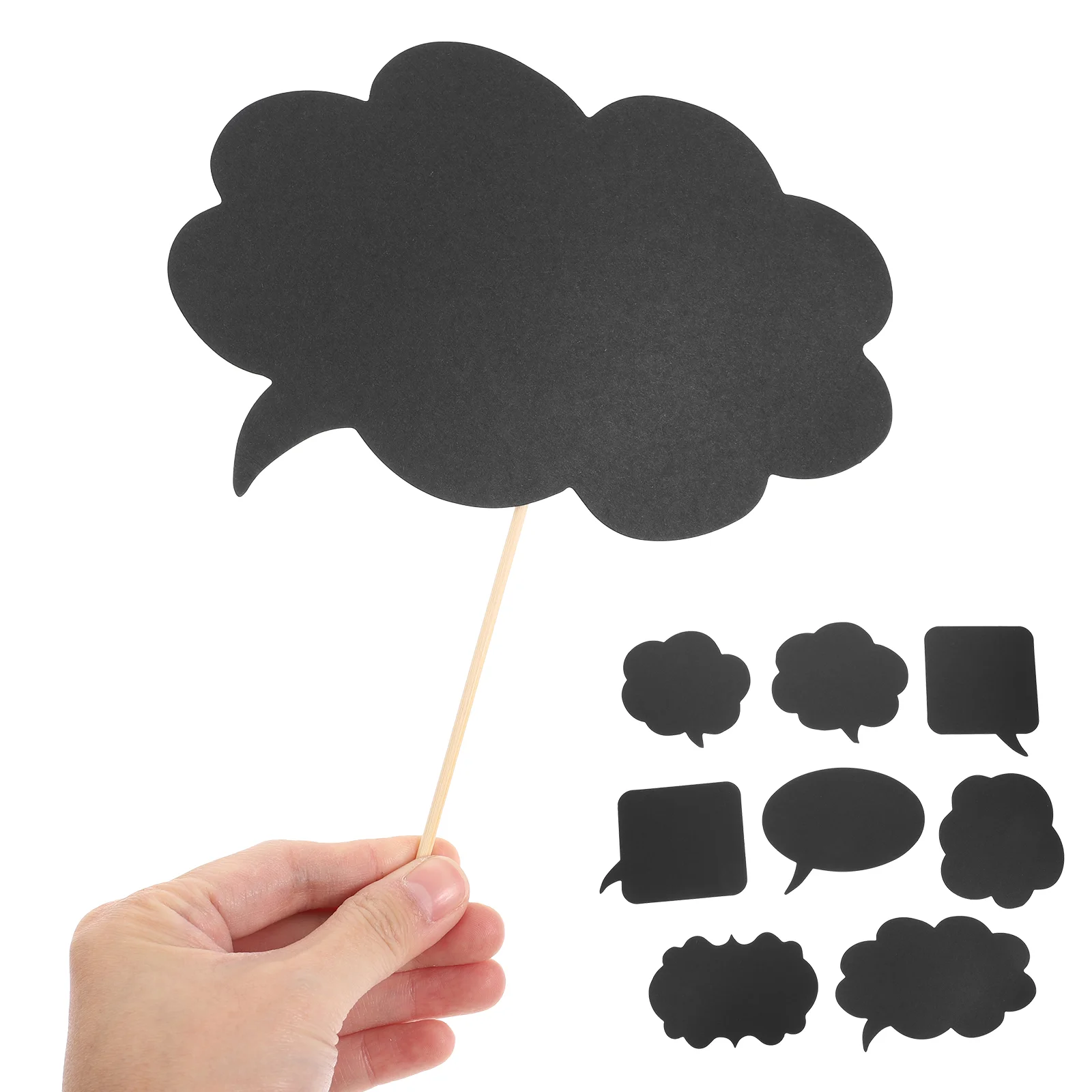 Black Paper Photo Booth Props for Wedding Party Favors