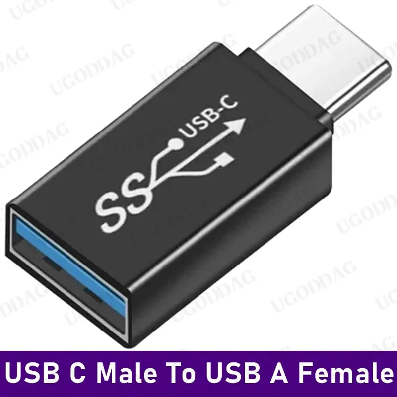 מתאם USB OTG סוג C USB-C זכר לנקבה USB A סוג-C ממיר עבור Macbook Samsung S20 מחבר USBC OTG