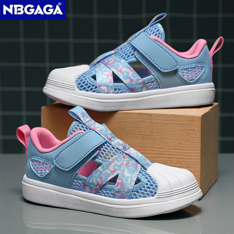 Summer Kids Sandals Boy and Girl Fashion Sneakers Lightweight Non Slip Walking Comfortable Sport Shoes