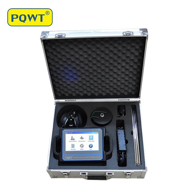 

PQWT CL300 Plumbing Tools Locate Underground Pipeline Leak Spectrum Analyzer Water Leak Detector