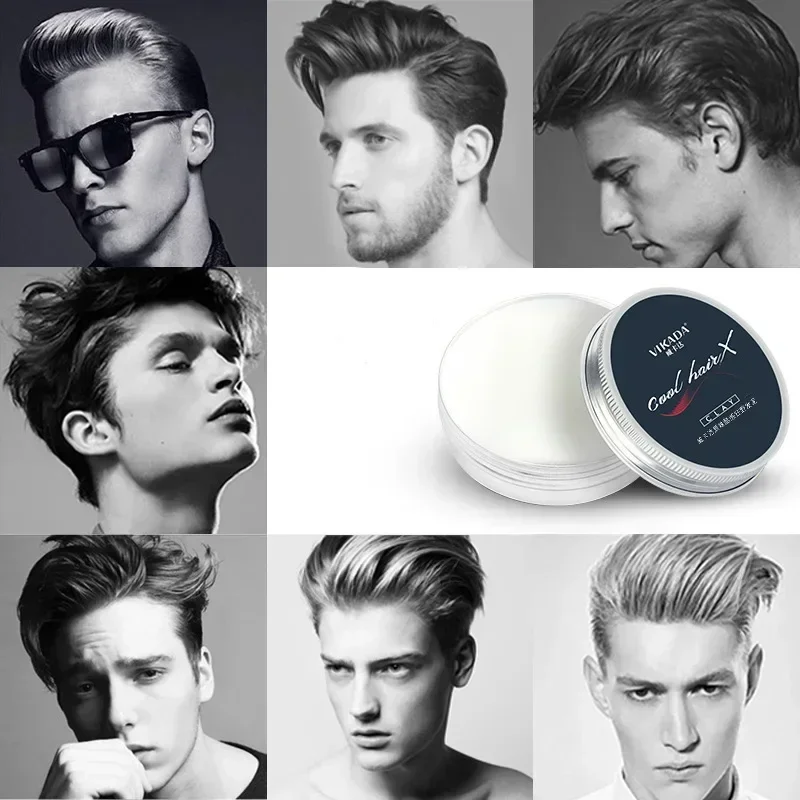 Hair Clay Strong Hold Matte Hair Styling Wax Men Hair Styling Mud Non Greasy Styling Daily Clay High Strong Creme Para Cabelos 2