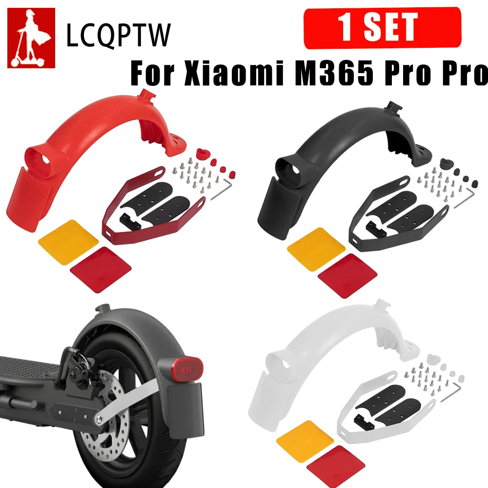 Parafango Posteriore Posteriore Parafango Staffa In Metallo Con Gap Cover Pad Per Xiaomi M365 Pro Pro 2 Scooter Elettrico 8.5 Ruota Per Pneumatici Da 