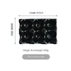 Six-compartment Egg Storage Tray Rectangular Ceramic Grid Egg Storage Oven Mold Refrigerator Storage Container Kitchen Utensils 6