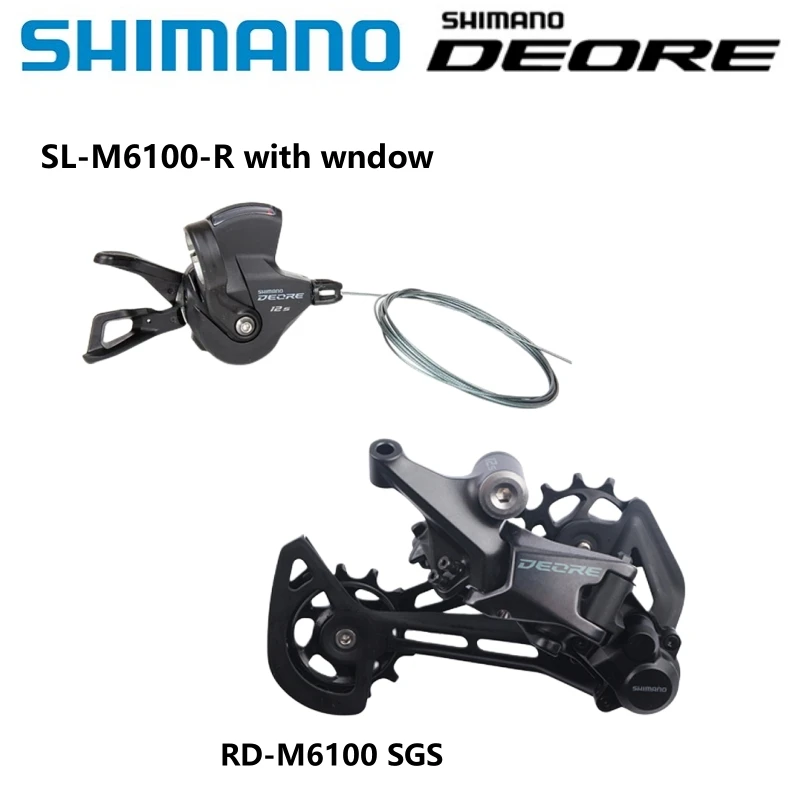 Bike derailleur SHIMANO DEORE SL-M6100 Right RD-M6100 SGS 12 Speed Shifter Rear Derailleur Original For Mountain Bikes MTB Riding Parts