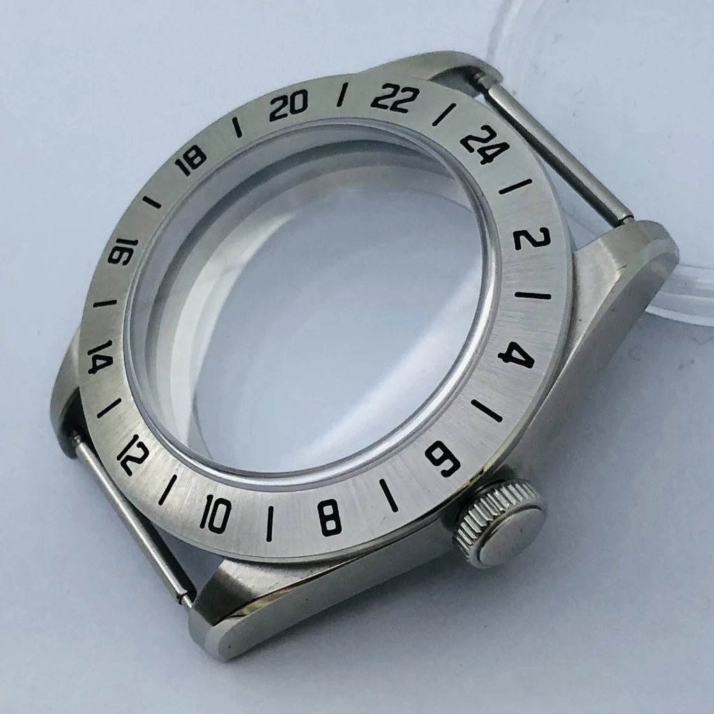 時計ケース　NH35 小さな店] NH35 腕時計ケース 36mm⁄39mm シルバー ステンレススチール