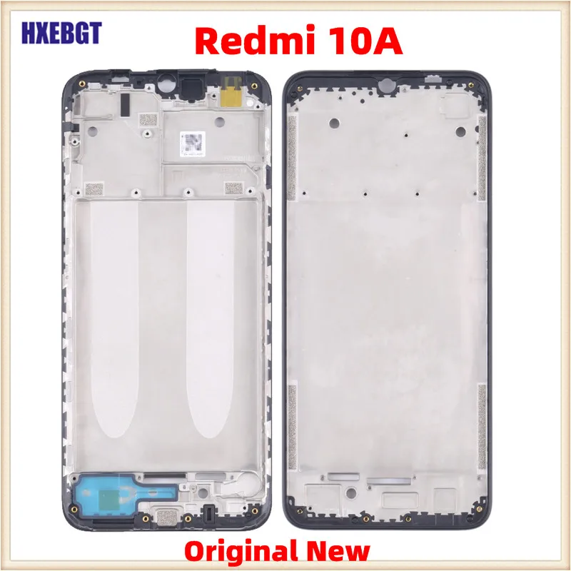 Original New For Xiaomi Redmi 10A Lcd Front Frame Housing Middle Frame Bezel Plate Smartphone  Repair Parts