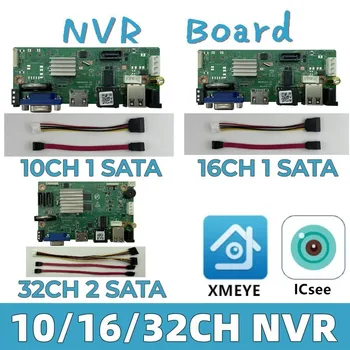 10/16/32CH * 4K H.265 NVR Network Vidoe Recorder Scheda DVR Face Motion Detect Telecamera IP Linea SATA ONVIF ICsee XMEYE P2P