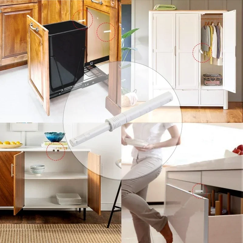 Rebounding Magnetic Drawer Latch Door Closer Furniture Hardware Cabinet Catches Door Stopper for Wardrobe/Kitchen Cupboard magnetic cabinet catches door closer magnetic cabinet latches door catches cabinet door latch cabinet door stop door stops 10PCS