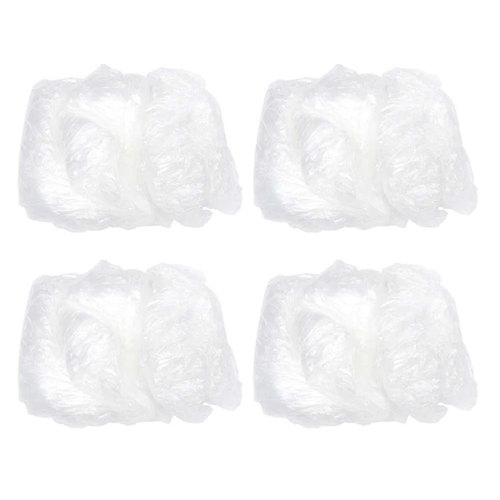 

4Pcs Transparent Motorcycle Cover Disposable Bike Protector for Indoor Outdoor