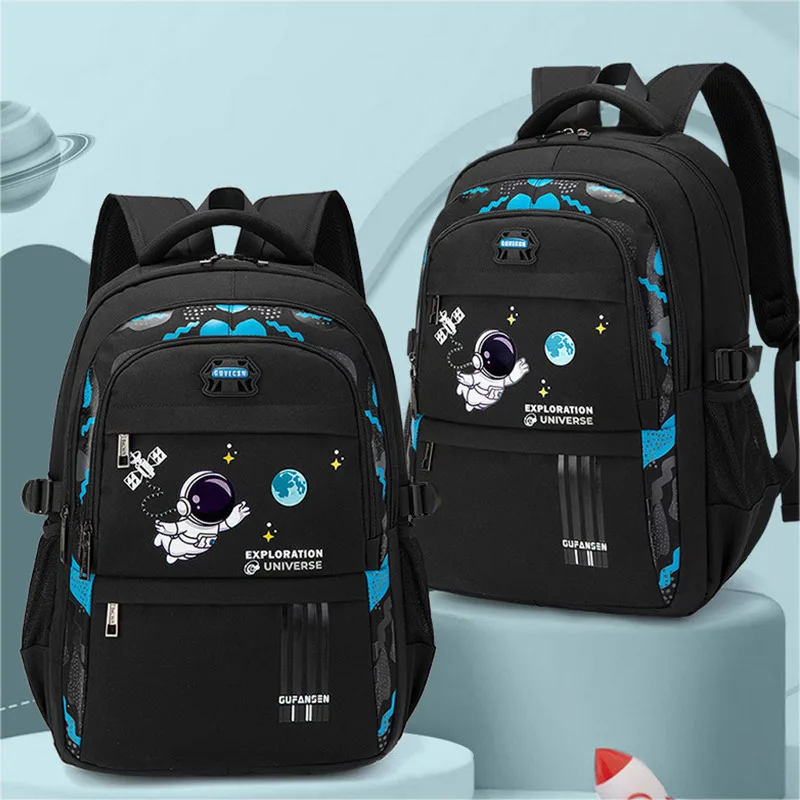

Kids Backpack Cartoon Astronaut Teenages Schoolbag Waterproof Backpack Boys Girls Xmas Gift