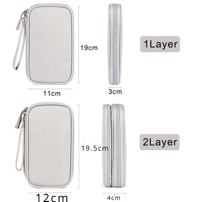 여행 케이블 가방 휴대용 디지털 스토리지 파우치 충전기 데이터 케이블 USB 가방 주최자 방수 전자 액세서리 보관 가방