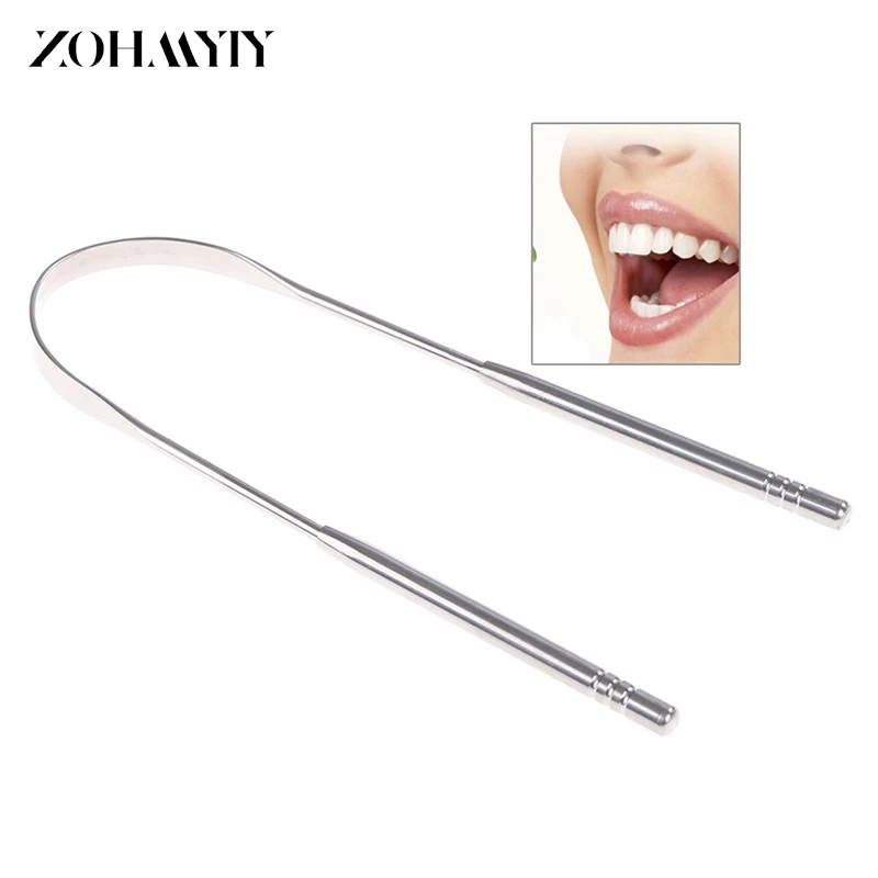 

1 шт., скребок для языка из нержавеющей стали