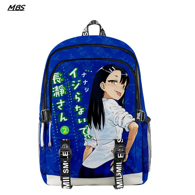  Skip and Loafer Anime Backpack Three Piece Set Unisex  Shoulders Bag Fashion 3D Printing Travel Bags (B)