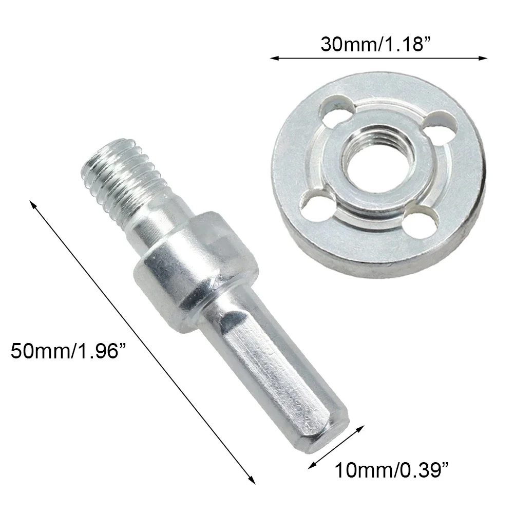 

10mm Triangular Handle Electric Drill To Angle Grinder Connecting Rod Adapter For Cutting Disc Polishing Wheel Power Toools