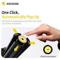 NEW AOCHUAN Smart X3 3 Axis Gimbal Stabilizer With Detachable Remote Built-in 51CM Extension Rod AI Tracking For Video shooting - Image 5