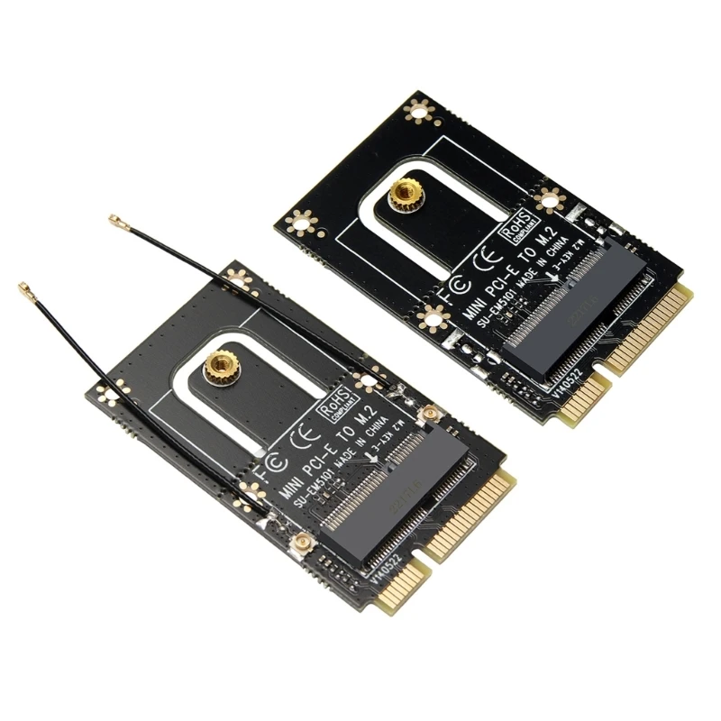 

NGFF Key A+E to Mini Pcie Pci Wifi Wireless Network Card