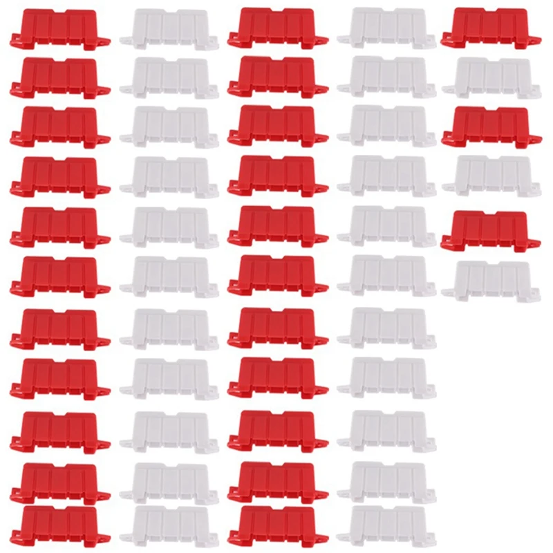 

50 PCS RC Car Drift Racing Track Road Barrier Traffic Fence Plastic DIY Parts For 1/16 1/18 1/28 RC Truck HSP Tamiya HPI Kyosho