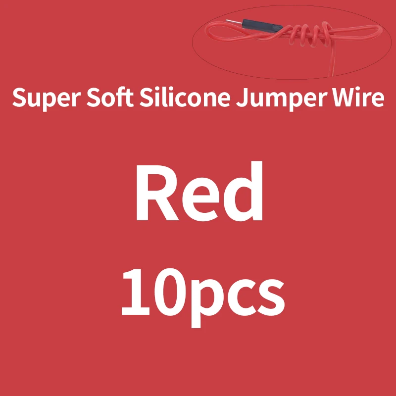 Super Soft Silicone Jumper Wire Set - Solderless Flexible Connectors