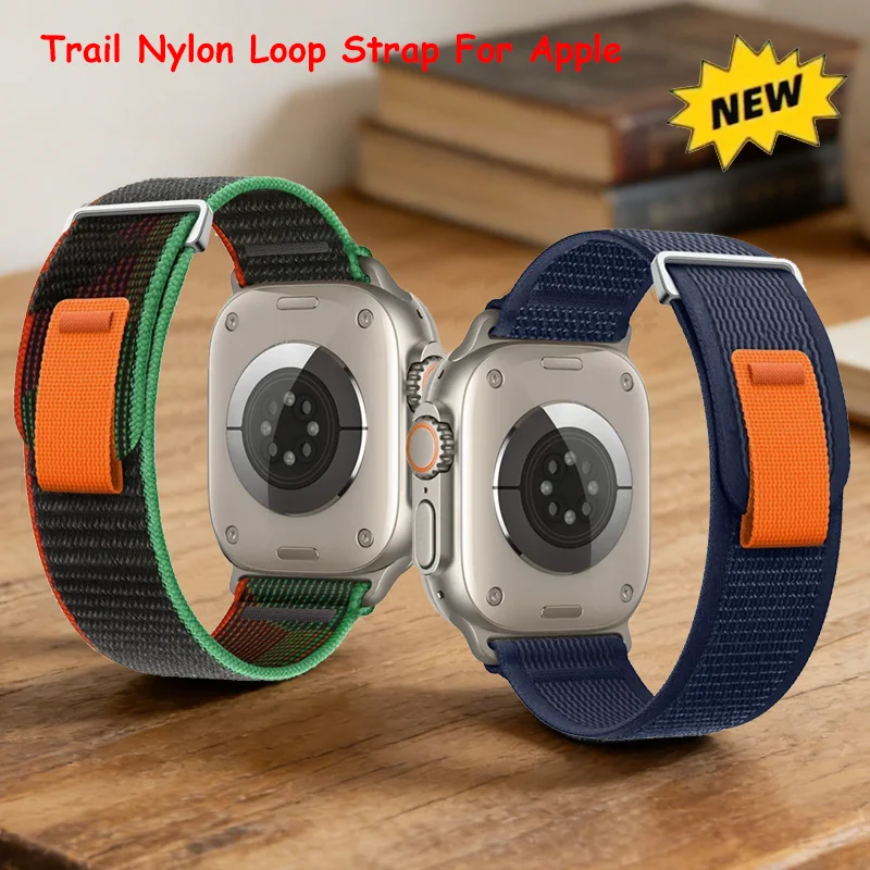 Sports Nylon Trail Loop Strap for Apple Watch - Durable and Comfortable Wristband