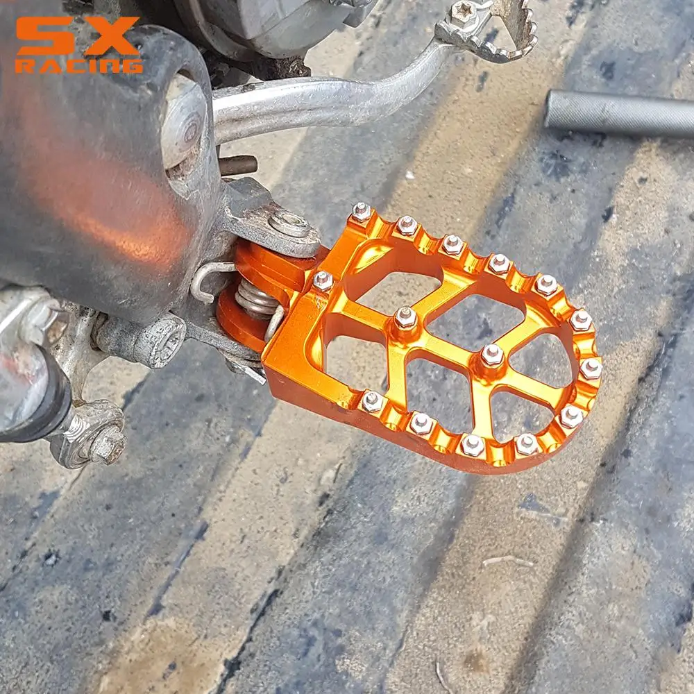 Motorcycle Foot Pedals For KTM SX SXF XC XCF EXC EXCF XCW XCFW 125 150 -530 ADVENTURE 950 Motorcycle Footpegs Pin Shift lever Tip Foot Peg Pedals Rest