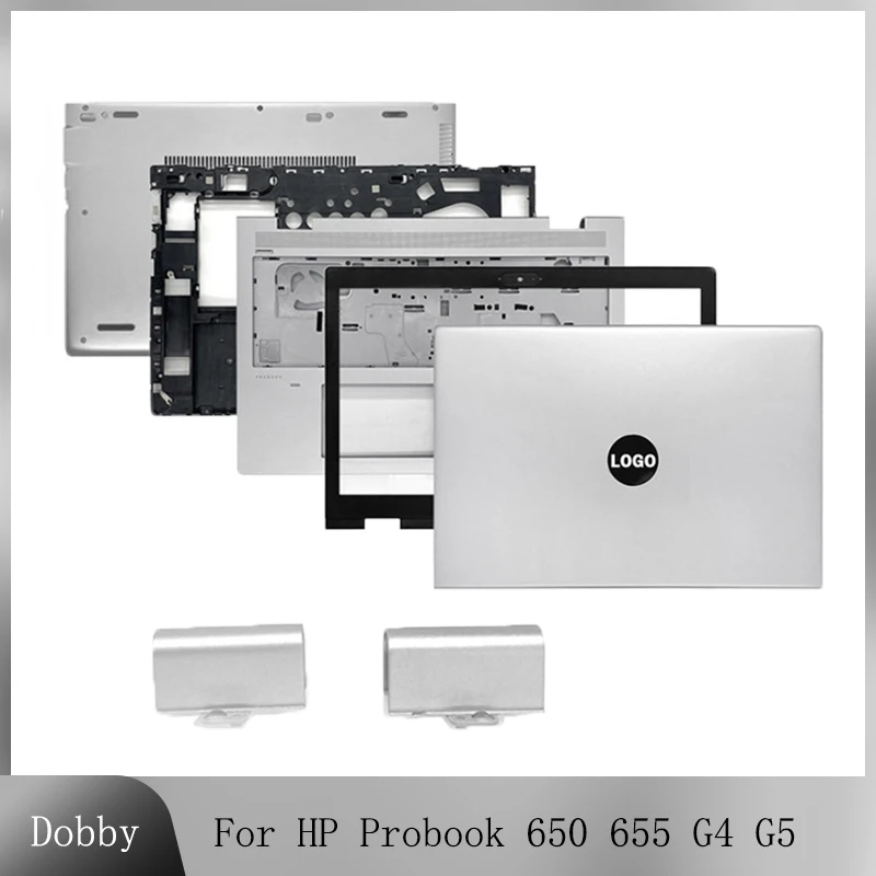 

New Original Laptop Cover For HP ProBook 650 655 G4 G5 Lcd Back Cover Top Case/Front Bezel/Palrmest/Bottom Case/Lower Case Silve