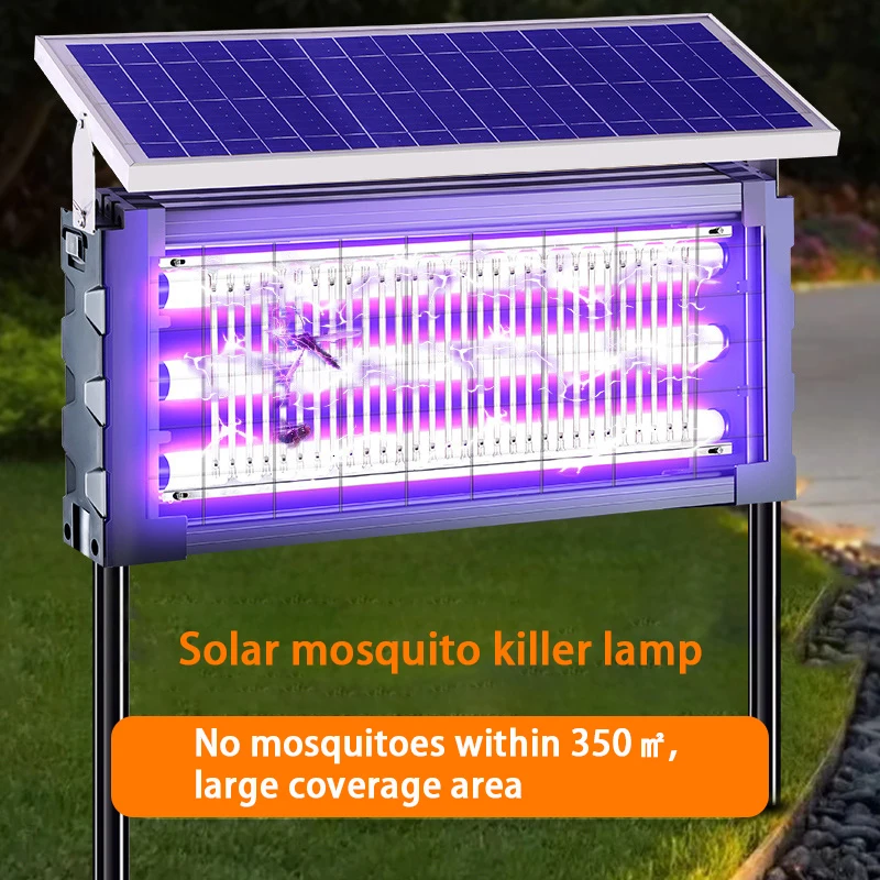 รูปสินค้า Solar LED เครื่องดักยุงสวนกลางแจ้ง ฆ่ายุงอัตโนมัติ
