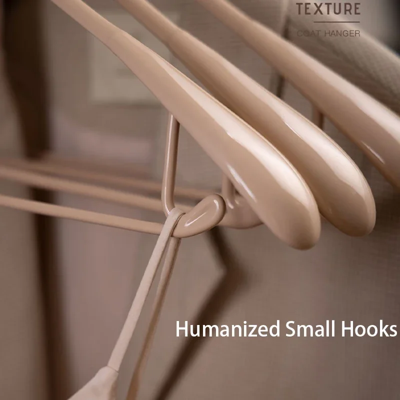 5/10/20PCS Wide-Shoulder Hanger Multi-functional Non-slip Organizers Hook for Suit Shirt Coat Home Seamless Clothes Support clothes hanger