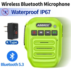 ABBREE Wireless Bluetooth Speaker Microphone with Type-C High Power (Green)