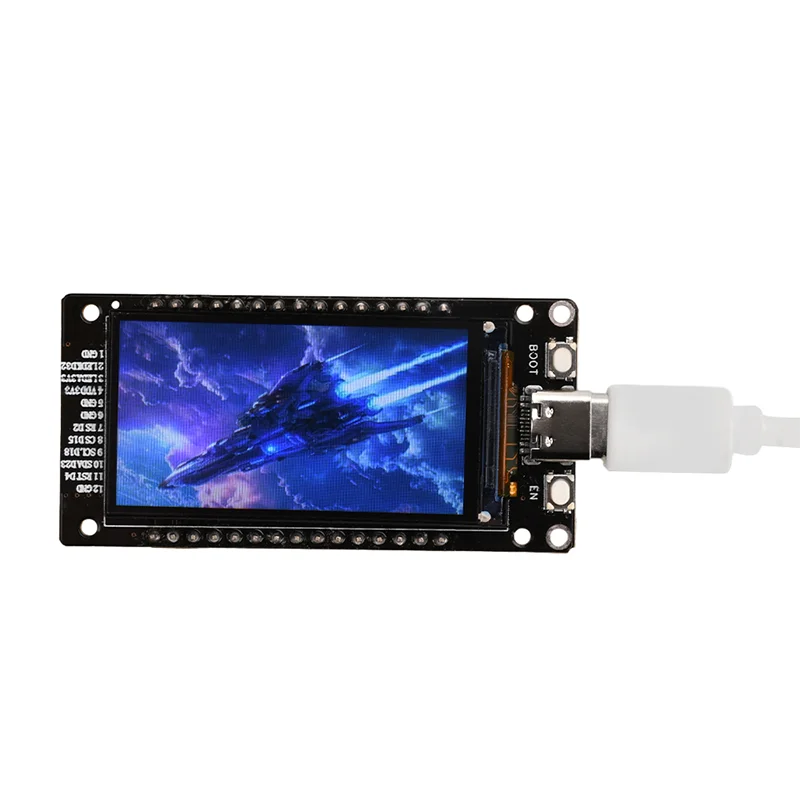 รูปสินค้า ESP32 -WROOM-32 บอร์ดพัฒนา 1.9in/1.14in ST7789 170x320 จอแสดงผล TFT LCD, WiFi + BL โมดูล CH340 อินเทอร์เฟซ Type-C สําหรับ Arduino